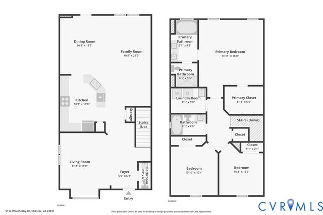 5112 Weatherby Dr, Chester, VA 23831