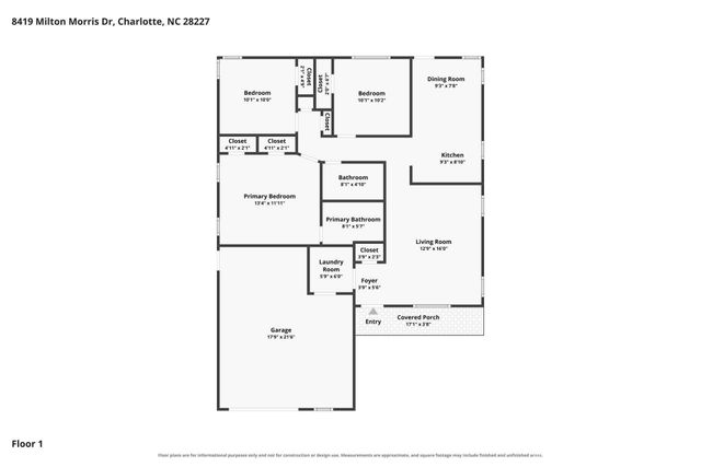 8419 Milton Morris Drive, Charlotte, NC 28227