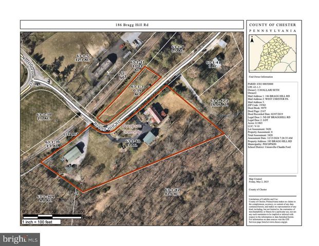 186 BRAGG HILL RD, West Chester, PA 19382