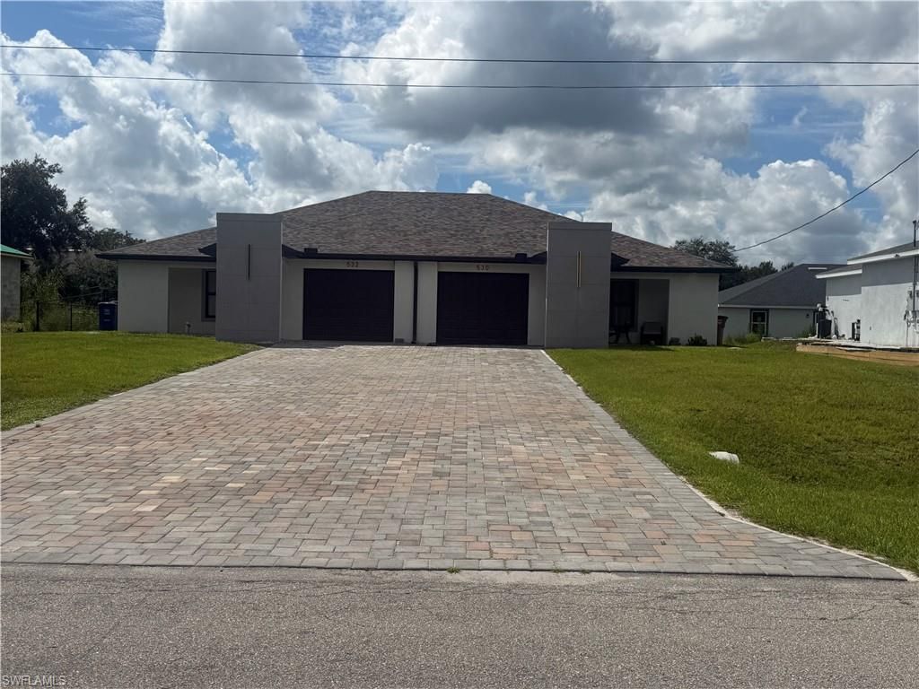 530/532 Grant BLVD, LEHIGH ACRES, FL 33974 — exterior
