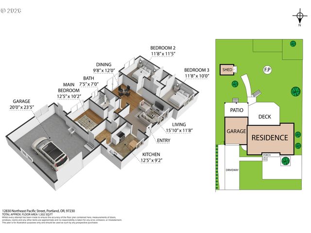 12830 Ne PACIFIC St, Portland, OR 97230