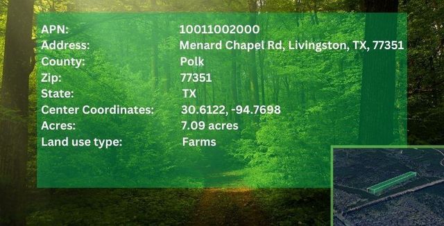 00 Menard Chapel Road, Livingston, TX 77351