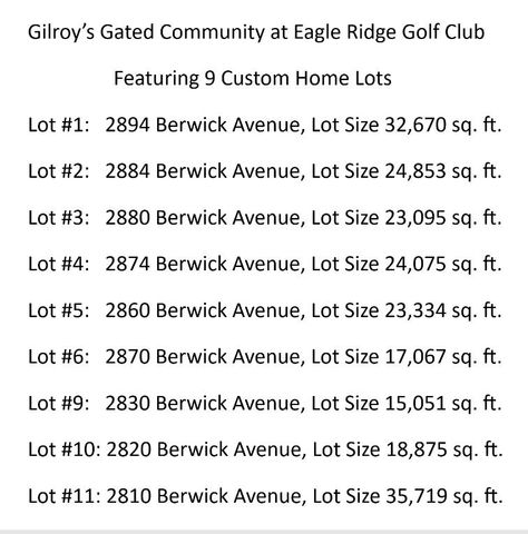 2870 Berwick Avenue, Gilroy, CA 95020