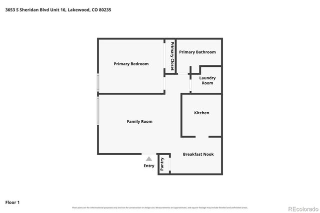 3653 S Sheridan Boulevard 16, Lakewood, CO 80235