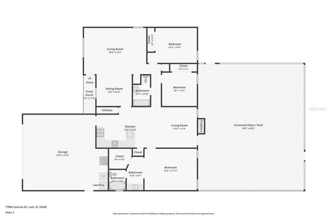 17803 SUNRISE DRIVE, Lutz, FL 33549