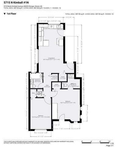 5715 N Kimball Avenue 1N, Chicago, IL 60659