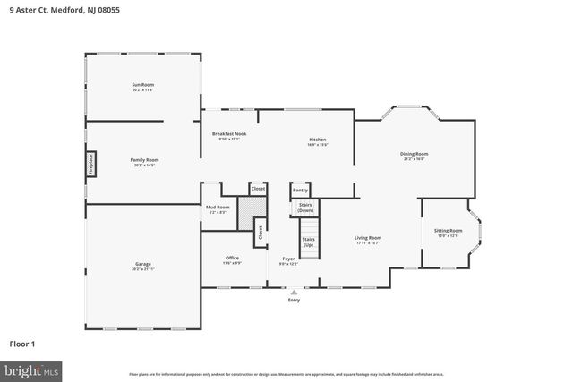 9 ASTER CT, Medford, NJ 08055