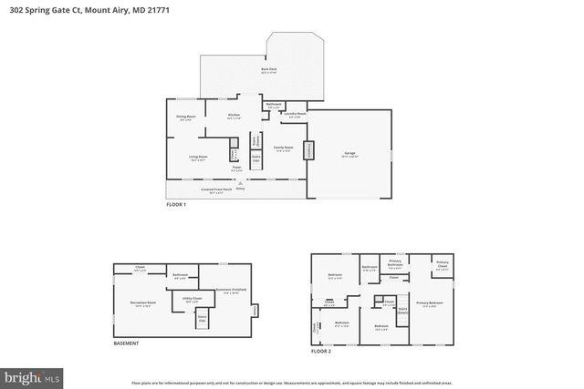 302 SPRING GATE CT, Mount Airy, MD 21771
