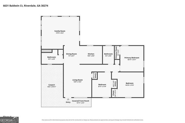 6631 Baldwin Court, Riverdale, GA 30274