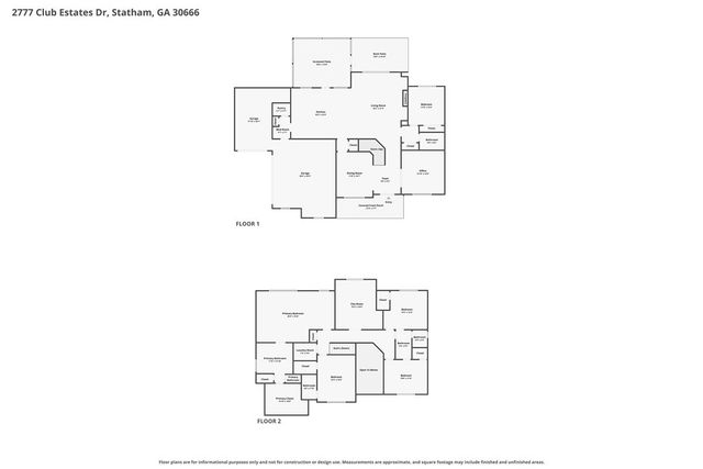2777 Club Estates Drive, Statham, GA 30666