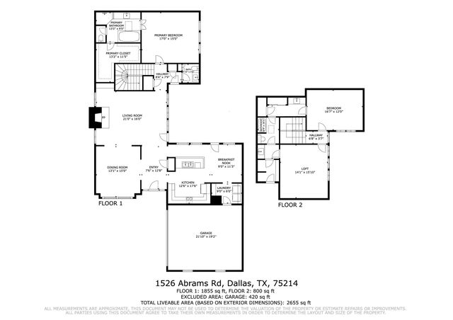 1526 Abrams Road, Dallas, TX 75214