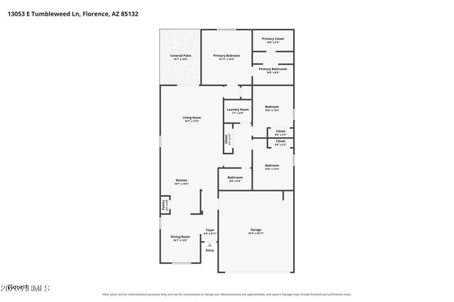 13053 E TUMBLEWEED Lane, Florence, AZ 85132