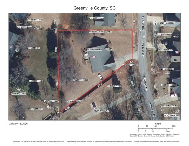 418 Roberts Road, Taylors, SC 29687