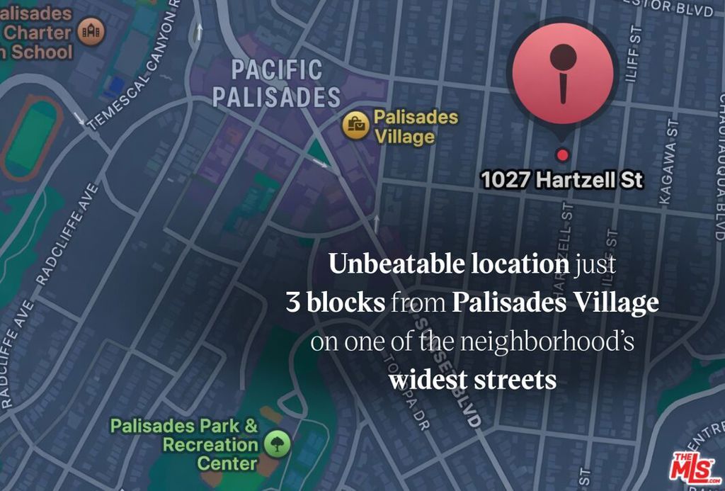 Image 3 of property listing at 1027 Hartzell Street, Pacific Palisades, CA 90272