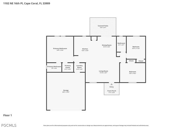 1102 NE 16th PL, Cape Coral, FL 33909