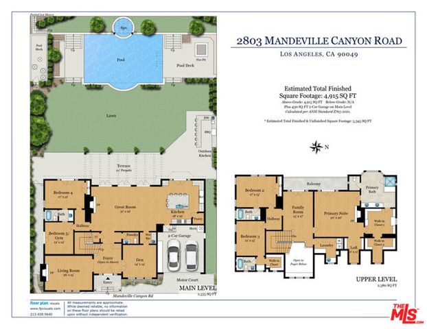 2803 Mandeville Canyon, Los Angeles, CA 90049
