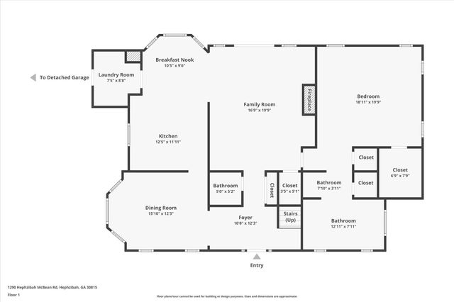 1290 Hephzibah-Mcbean Road, Hephzibah, GA 30815