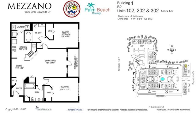 9825 Baywinds Drive 1302, West Palm Beach, FL 33411