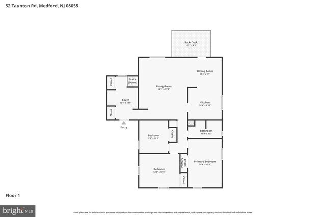 52 TAUNTON RD, Medford, NJ 08055