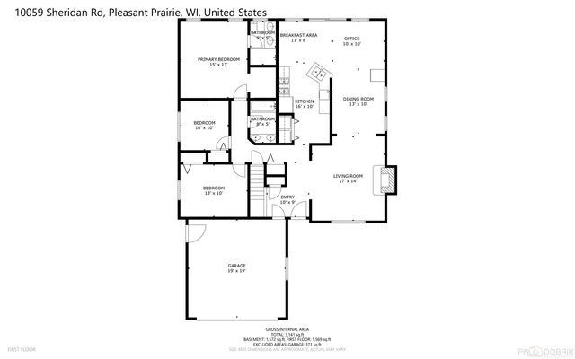 10059 Sheridan ROAD, Pleasant Prairie, WI 53158