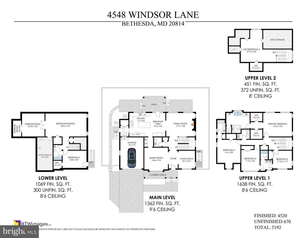 Image 1 of property listing at 4548 WINDSOR LN, Bethesda, MD 20814