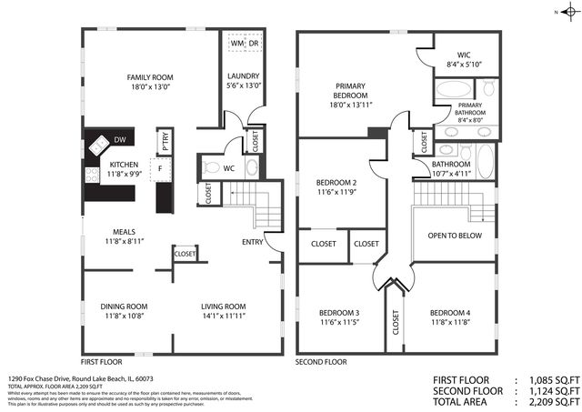 1290 E Fox Chase Drive, Round Lake Beach, IL 60073