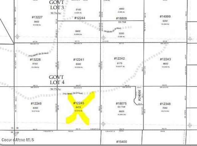 NKA PALOMINO DR 10 ACRES, Coeur D'alene, ID 83814
