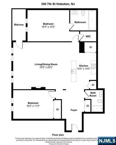 350 7th 3f, Hoboken, NJ 07030