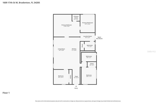 1609 17TH STREET W, Bradenton, FL 34205