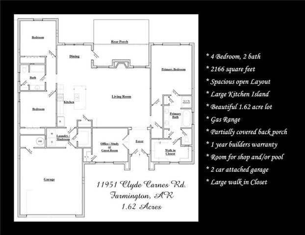 11951 Clyde Carnes Road, Farmington, AR 72730