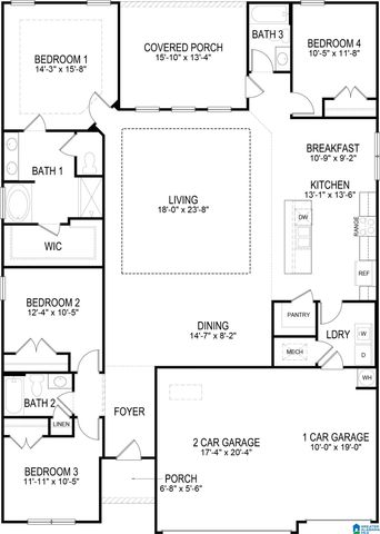 425 ARCHERS BROOK DRIVE, Springville, AL 35146