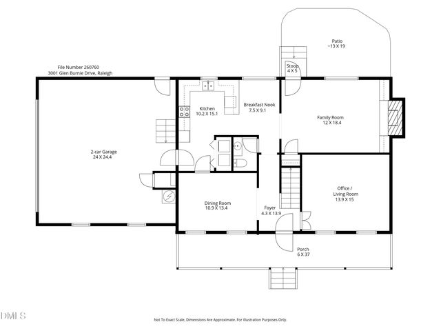 3001 Glen Burnie Drive, Raleigh, NC 27607