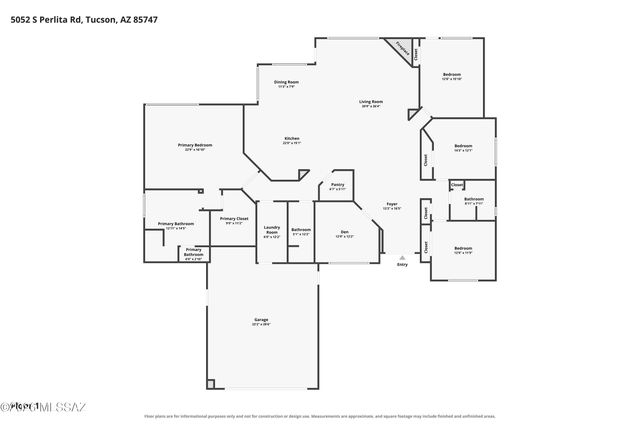 5052 S Perlita Road, Tucson, AZ 85747