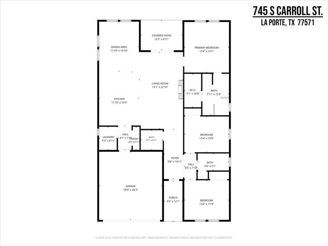 745 S Carroll Street, La Porte, TX 77571