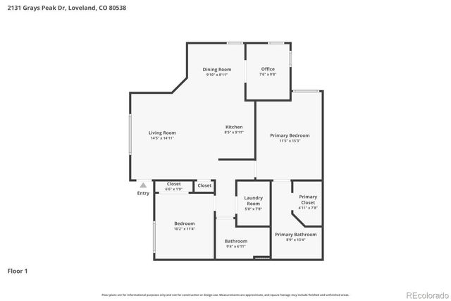 2131 Grays Peak Drive 101, Loveland, CO 80538
