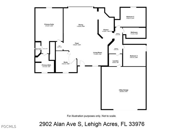 2902 Alan AVE S, Lehigh Acres, FL 33976
