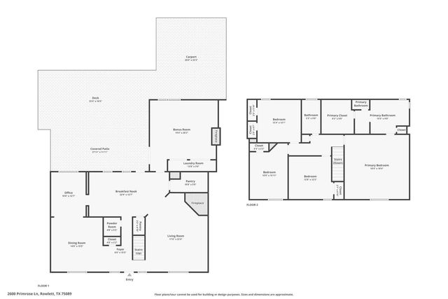 2600 Primrose Lane, Rowlett, TX 75089