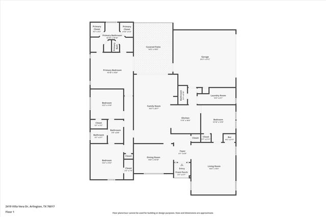 2419 Villa Vera Drive, Arlington, TX 76017