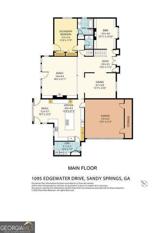 1095 Edgewater Drive, Sandy Springs, GA 30328
