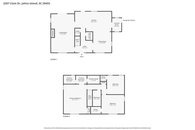 2207 Clam Drive, Johns Island, SC 29455