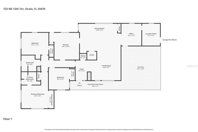 732 NE 12TH TERRACE, Ocala, FL 34470