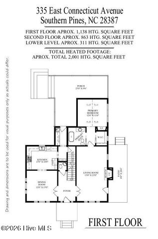 335 E Connecticut Avenue, Southern Pines, NC 28387