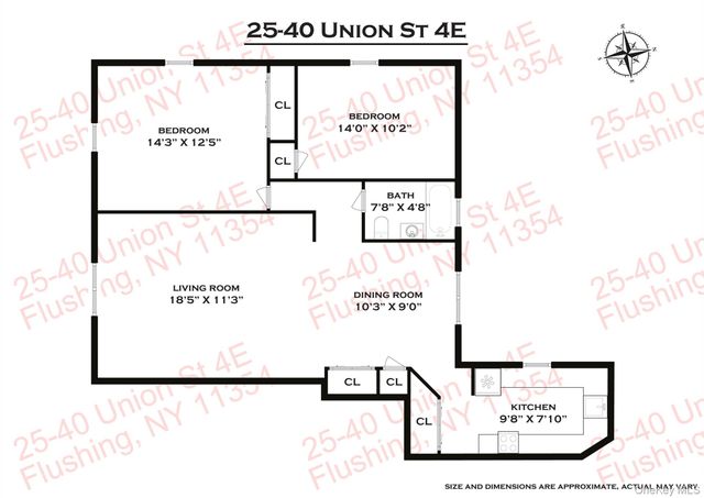 25-40 Union Street 4E, Flushing, NY 11354