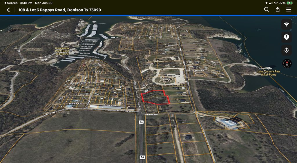 108 & lot 3 Pappys Road, Denison, TX 75020