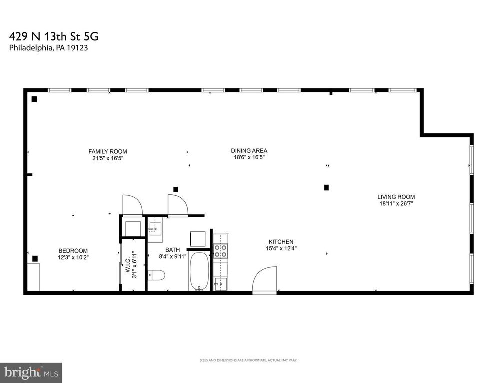 429 N 13TH ST #5G, Philadelphia, PA 19123
