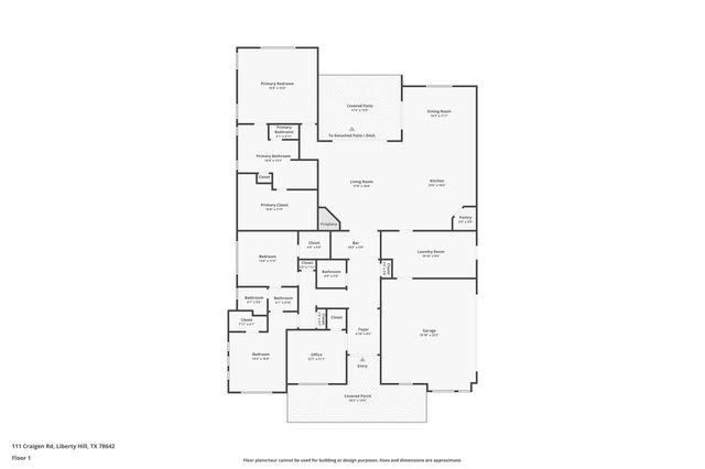 111 Craigen RD, Liberty Hill, TX 78642