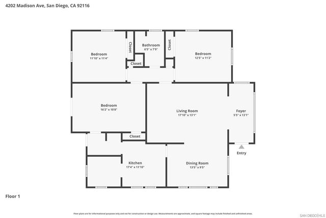 4202 Madison Avenue, San Diego, CA 92116