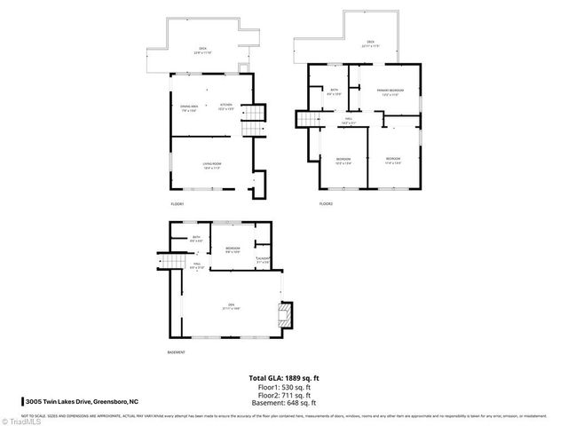 3005 Twin Lakes Drive, Greensboro, NC 27407