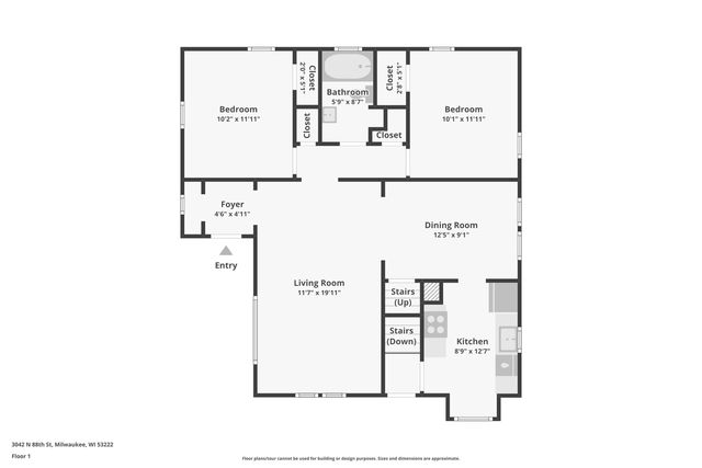 3042 N 88th STREET, Milwaukee, WI 53222