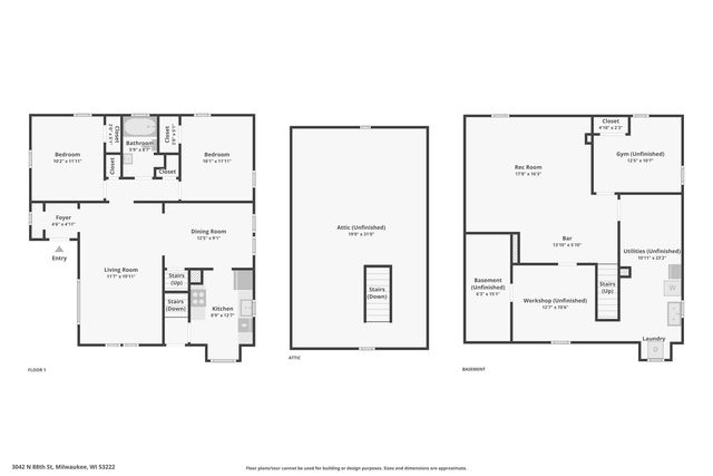 3042 N 88th STREET, Milwaukee, WI 53222